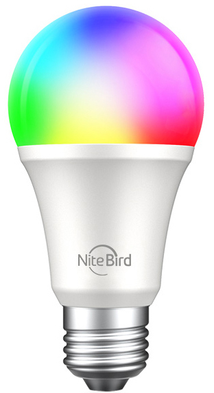 Умная светодиодная лампа NiteBird WB4 (RGB) E27 фото