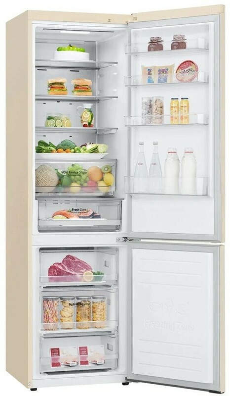 Двокамерний холодильник LG GA-B509MEQM фото