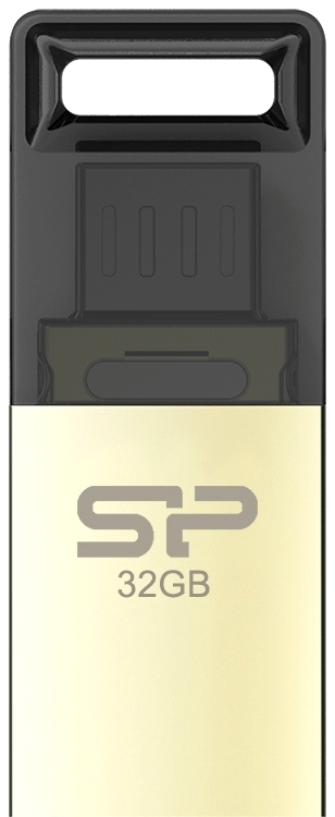 Флеш-память SiliconPower Mobile X10 32Gb (Champague) SP032GBUF2X10V1C фото