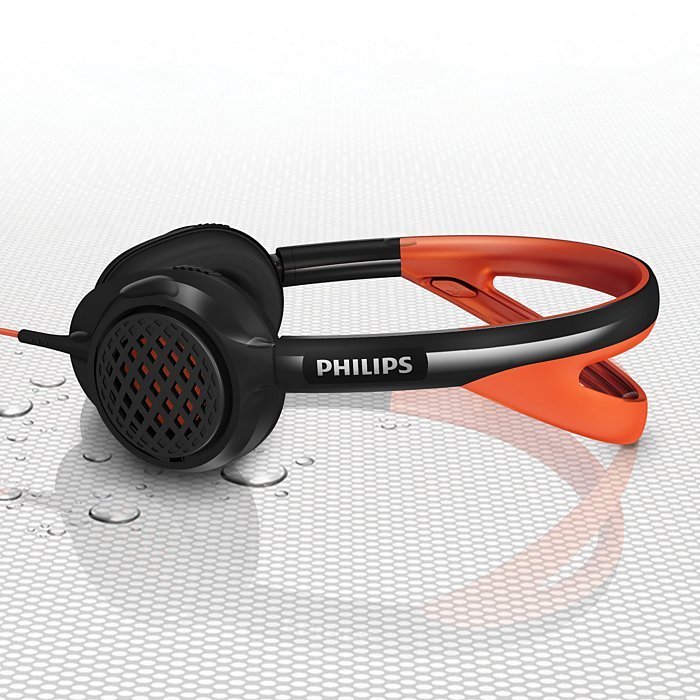 Навушники Philips SHQ5200 накладні (помаранчеві) фото