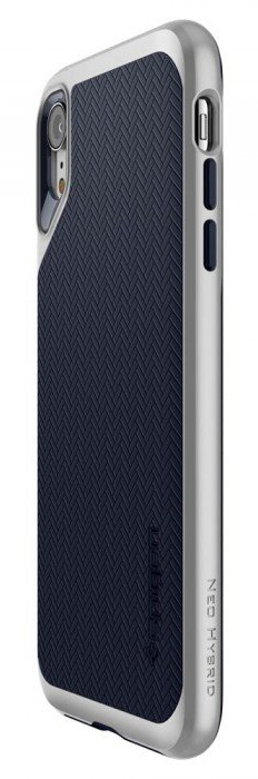 Чохол Spigen Neo Hybrid (Satin Silver) 064CS24880 для iPhone XR фото