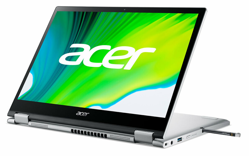 Ноутбук Acer Spin 3 SP313-51N-56SK Pure Silver (NX.A6CEU.00K) фото