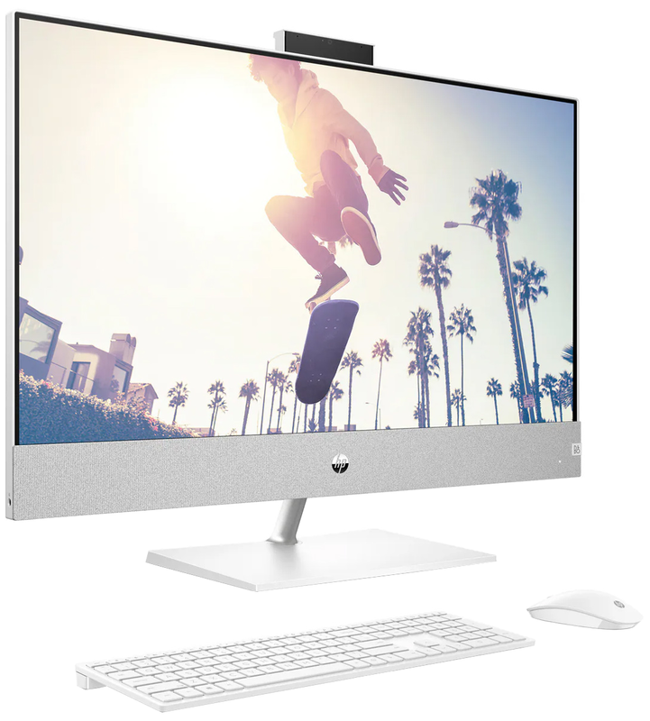 Моноблок HP Pavilion AiO 27-ca2005ua Snowflake White (95Z27EA) - фото - №1