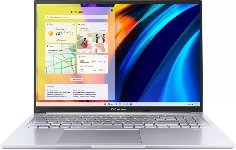 Ноутбук Asus Vivobook 16 X1605ZA-MB316 Transparent Silver (90NB0ZA2-M00H60) фото