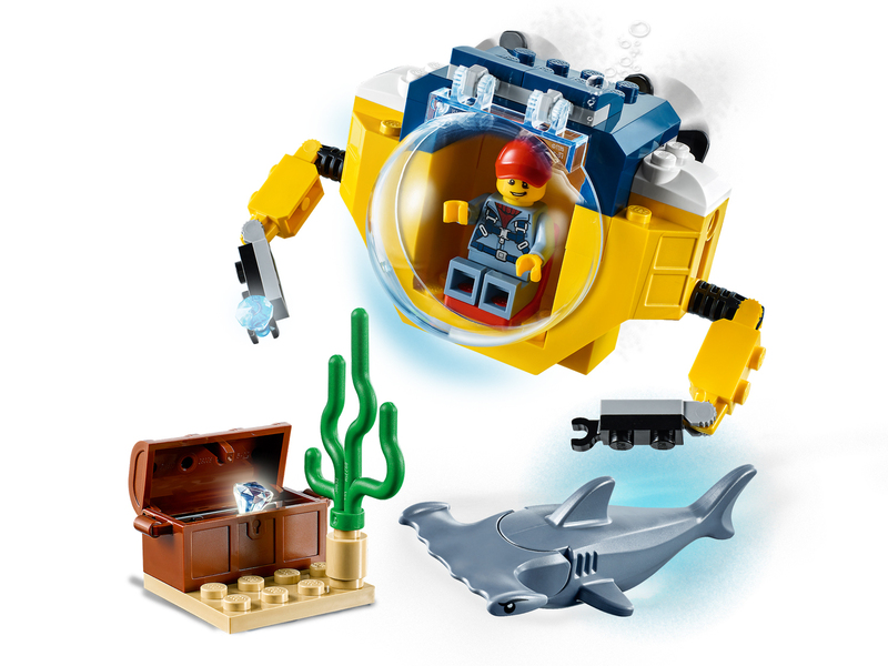 Конструктор LEGO City Океан: мини-субмарина 60263 - фото - №3