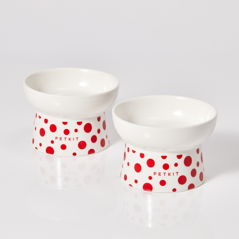 Керамічна миска PETKIT Polka Dot Bowl (White) фото