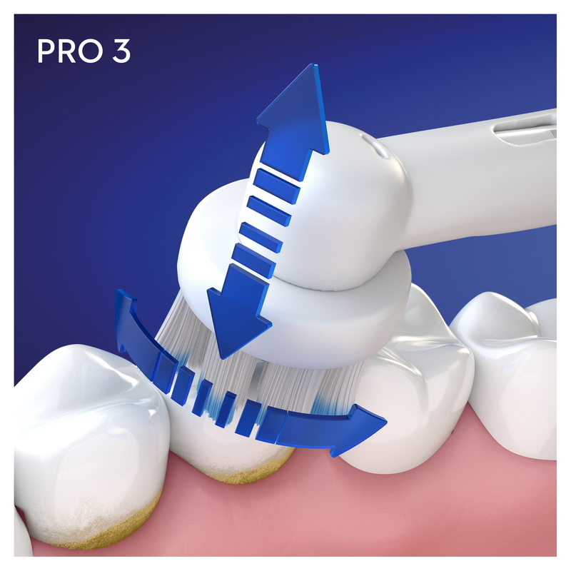 Электрическая зубная щетка ORAL-B Pro 3000 D505.513.3 Sensitive Clean типу 3772 (4210201291237) фото