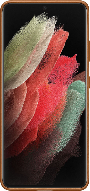 Чохол Samsung Leather Cover (Brown) EF-VG998LAEGRU для Samsung Galaxy S21 Ultra фото