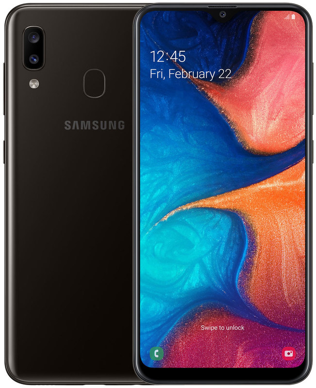 Samsung Galaxy A20 2019 A205F 3/32Gb Black (SM-A205FZKVSEK) - фото - №0
