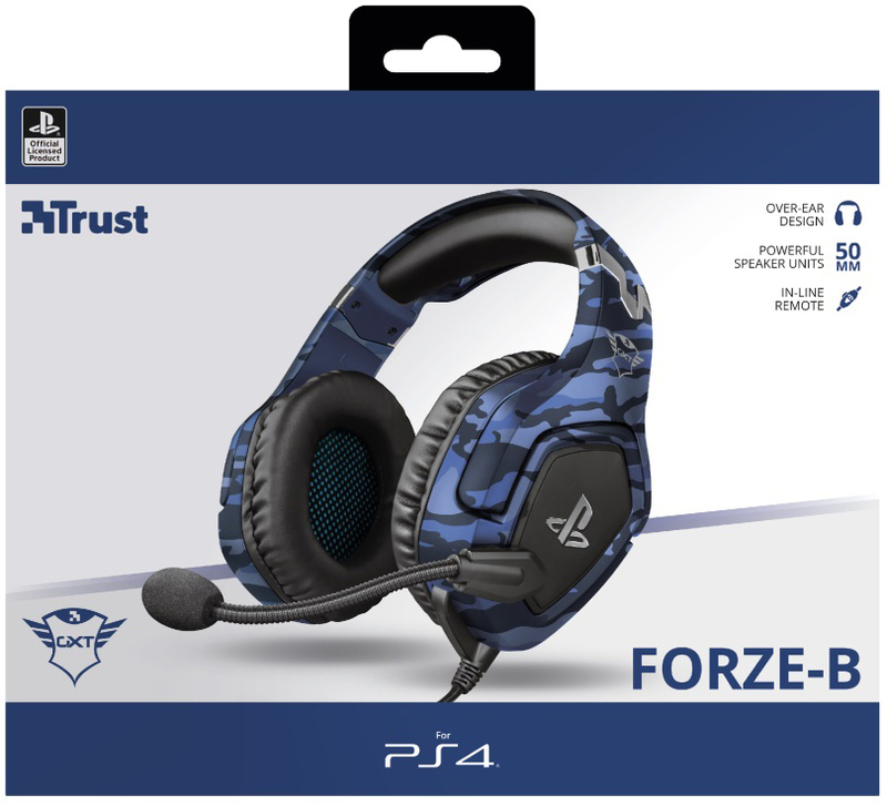 Гарнітура ігрова Trust GXT 488 Forze-G для PS4 (Blue) 23532_TRUST фото