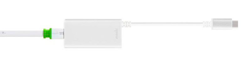 Адаптер Moshi USB-C to Gigabit Ethernet Adapter (Silver) 99MO084203 фото