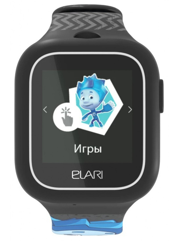 Детские часы-телефон с GPS трекером Elari FIXITIME LITE (Black) ELFITL-BLK фото