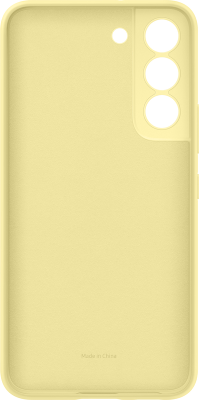 Чохол для Samsung s22 Silicone Cover (Butter Yellow) фото
