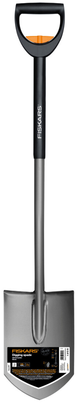 Лопата Fiskars садовая штыковая SmartFit 105,4-125 см, 1620 г с телескопической ручкой (1001567) фото