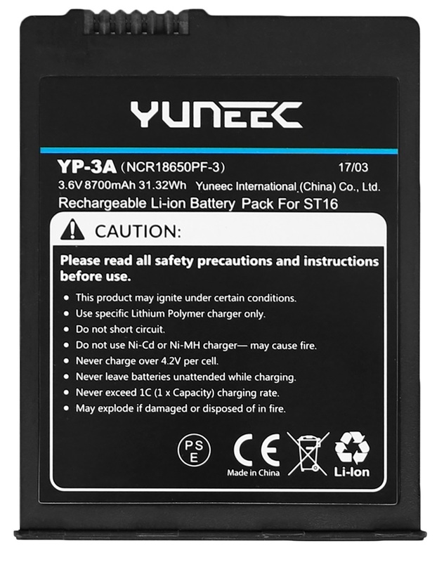 Акумулятор Yuneec для ST16S 8700mAh, 3.6V, 1S YUNST16S100 фото