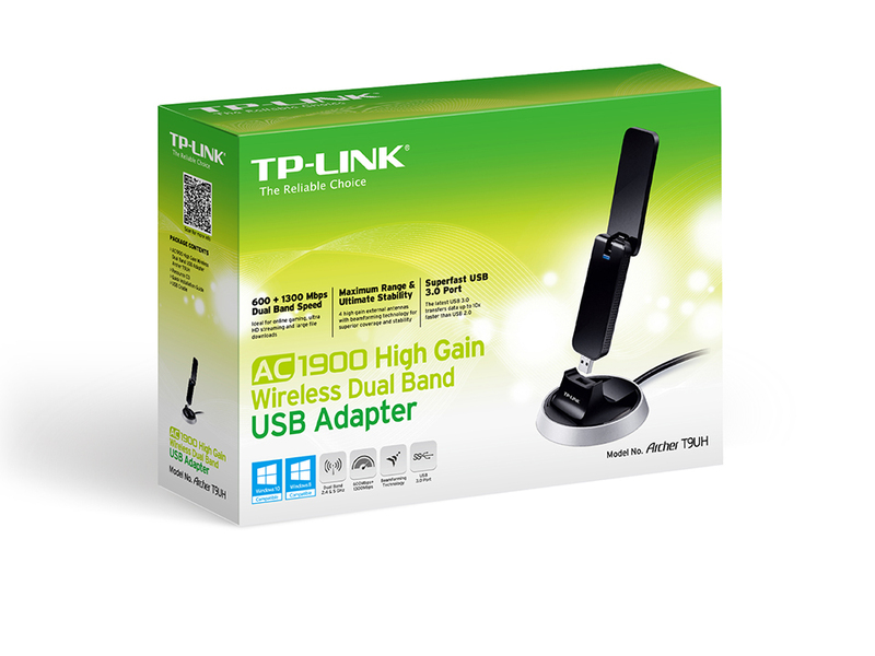 Wi-Fi-usb адаптер TP-Link Archer T9UH AC1900 фото