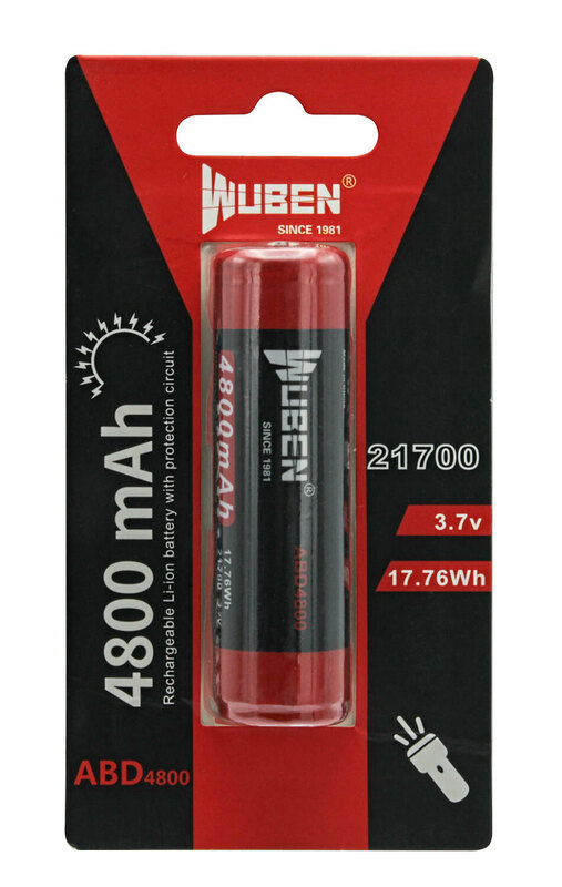Аккумуляторная батарея Wuben 4 800mAh (21700) фото