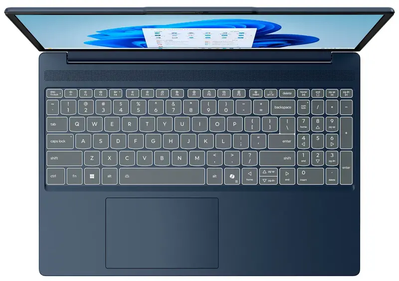 Ноутбук Lenovo IdeaPad Slim 3 15ARP10 Cosmic Blue (83K700AERA) - фото - №6