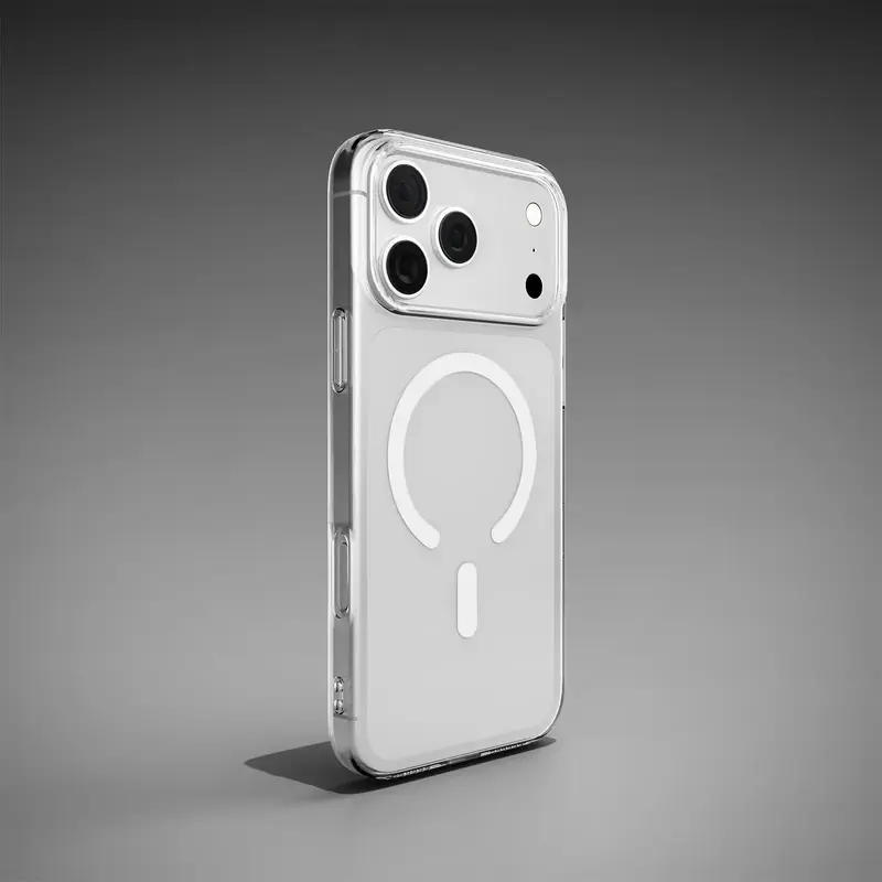 Чохол Puro Cover in TPU+PC "LITE MAG" with Magsafe for iPhone 17 Pro Transparent (PUIPC17P63LITEMAGTR) - фото - №8