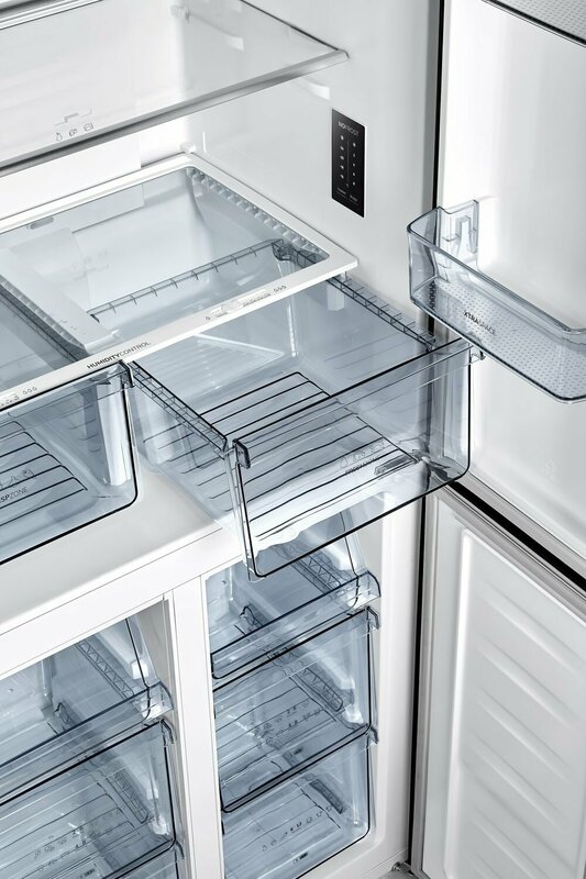 Багатодверний холодильник Gorenje NRM8181MX фото