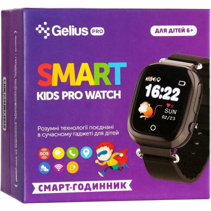 Детские смарт-часы с GPS трекером Gelius Pro GP-PK003 (Black) фото