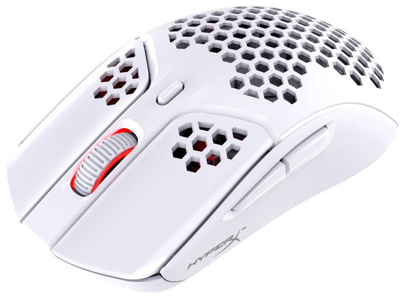 Ігрова комп'ютерна миша HyperX Pulsefire Haste Wireless (White-Pink) 4P5D8AA - фото - №2