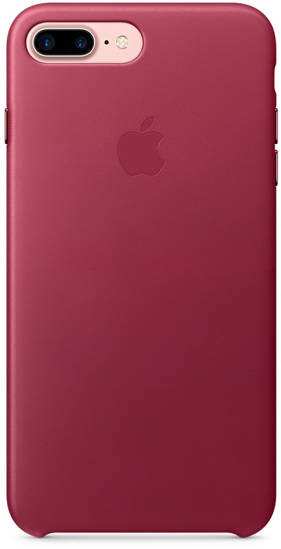 Чехол-накладка Apple Leather Case Berry для iPhone 7 Plus/8 Plus фото