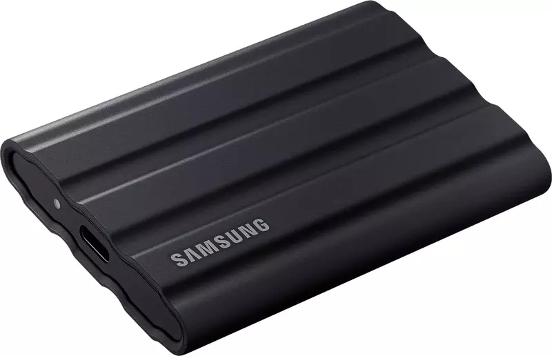 Зовнiшнiй SSD Samsung T7 Shield 2Tb USB 3.2 Type-C чорний фото