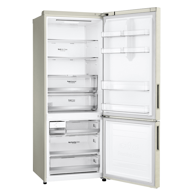 Двокамерний холодильник LG GC-B569PECM фото
