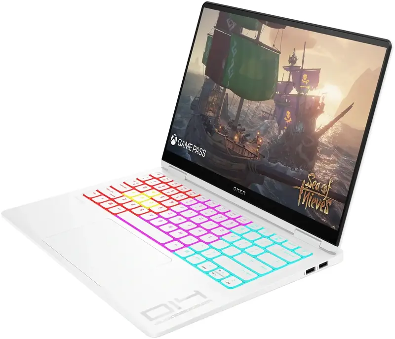 Ноутбук HP Omen Transcend Laptop 14-fb0022ua Ceramic White (A49ZSEA) фото