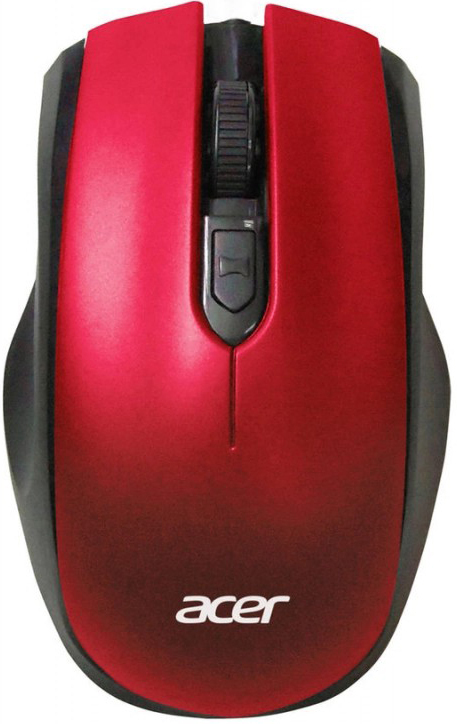 Мышь Acer OMR032 беспроводная черная с красным фото