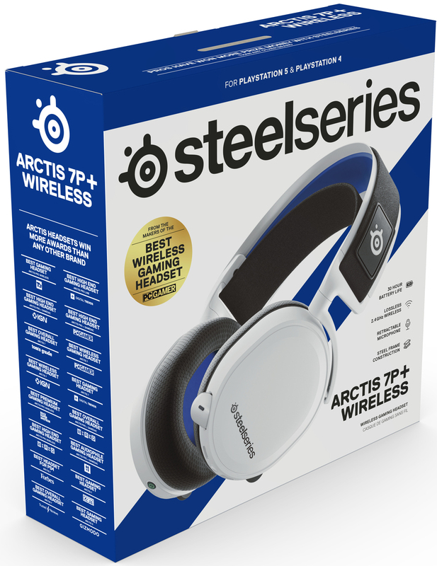 Ігрова гарнітура Steelseries Arctis 7P+ for PS5 (White) 61471 фото