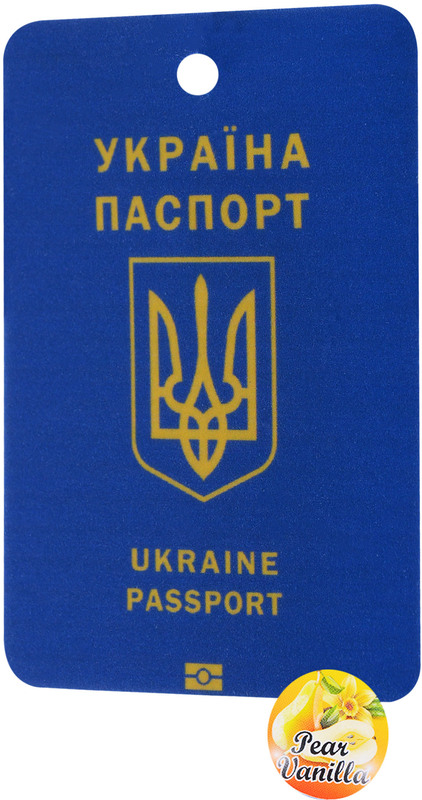 Ароматизатор Passport Ukraine (груша ваніль) фото