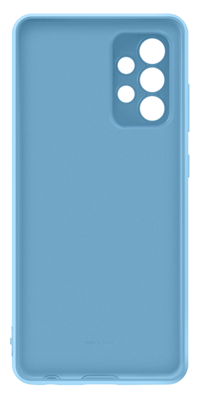 Чехол Samsung Silicone Cover (Blue) для Galaxy A52 EF-PA525TLEGRU фото
