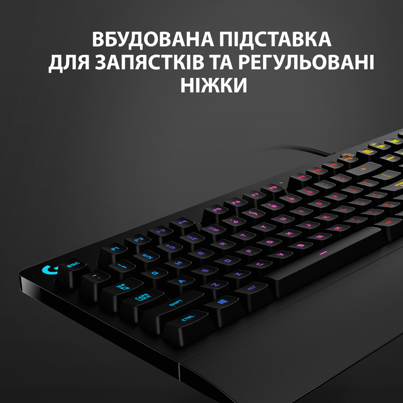 Ігрова клавіатура Logitech G213 Prodigy Gaming Keyboard - UKR - USB - INTNL (L920-010740) фото