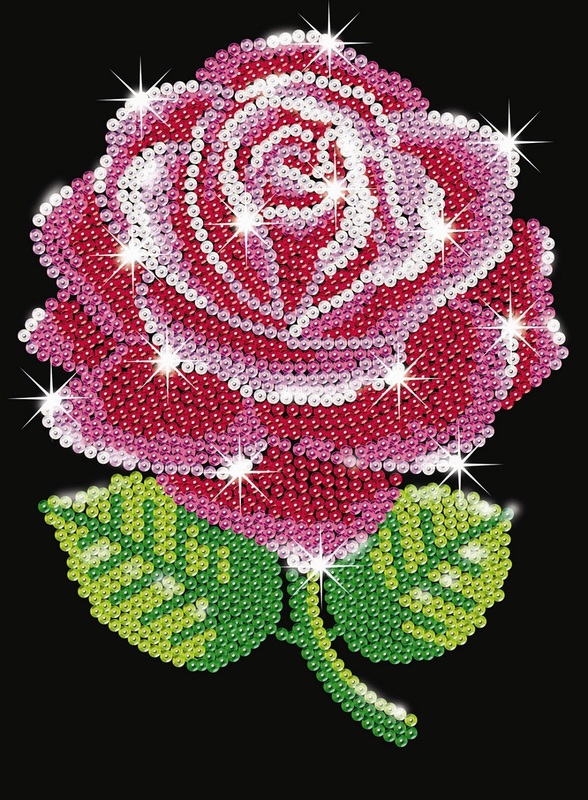 Набор для творчества Sequin Art BLUE Red Rose SA1001 фото