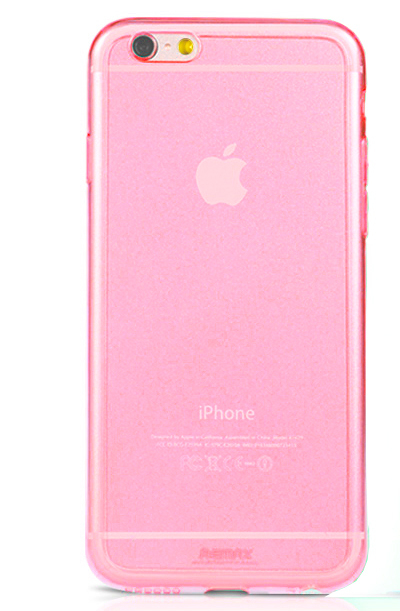 Silicone Case iPhone 6/6S Clear/Rose фото