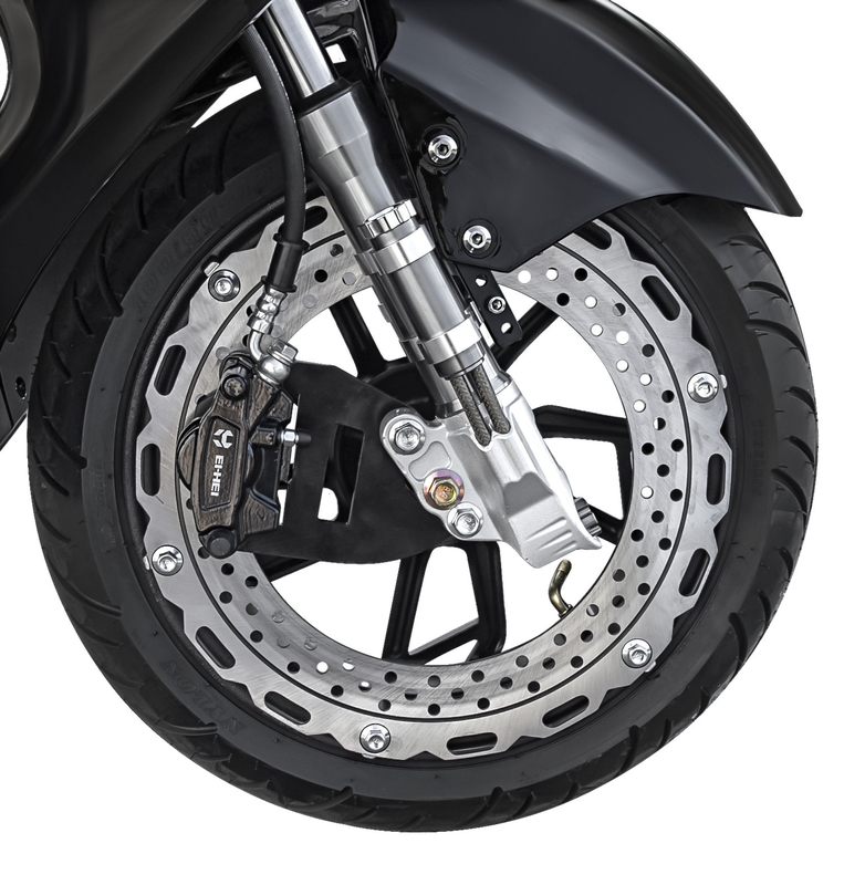 Электроскутер Like.Bike Power Eagle Li (Black) - фото - №16