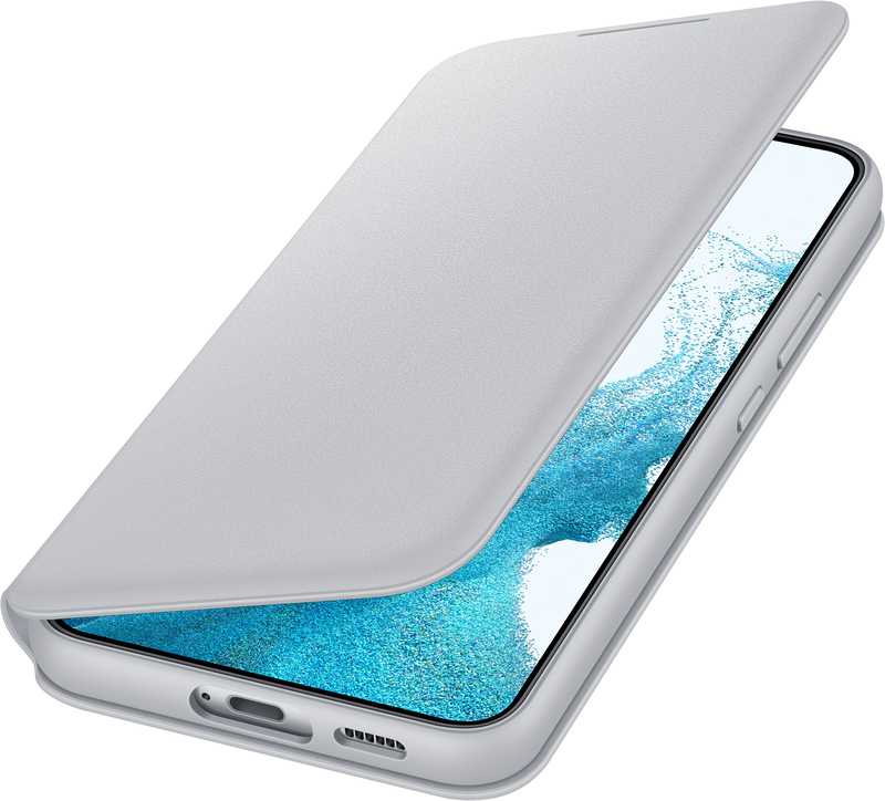 Чохол для Samsung s22 Plus Smart LED View Cover (Light Gray) фото