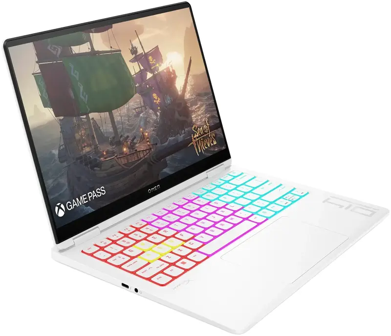 Ноутбук HP Omen Transcend Laptop 14-fb0022ua Ceramic White (A49ZSEA) фото