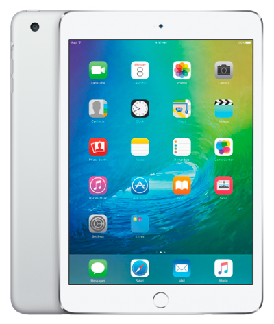 Apple iPad mini 4 16Gb WiFi Silver (MK6K2) фото