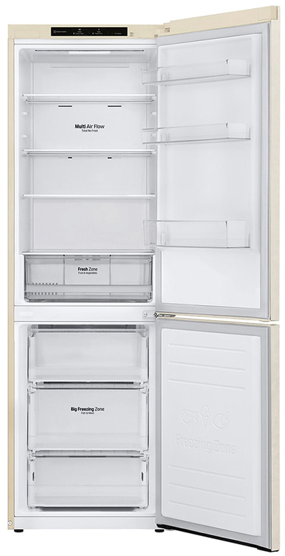 Двокамерний холодильник LG GW-B509SEZM фото