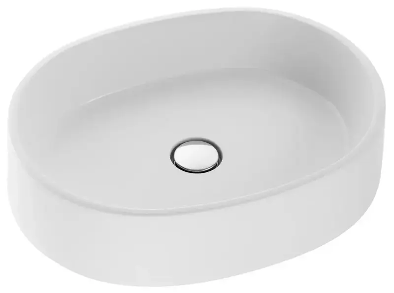 Раковина GRANADO Viveiro white gel + Сифон + донний клапан 65мм Nova Plast на раковину фото