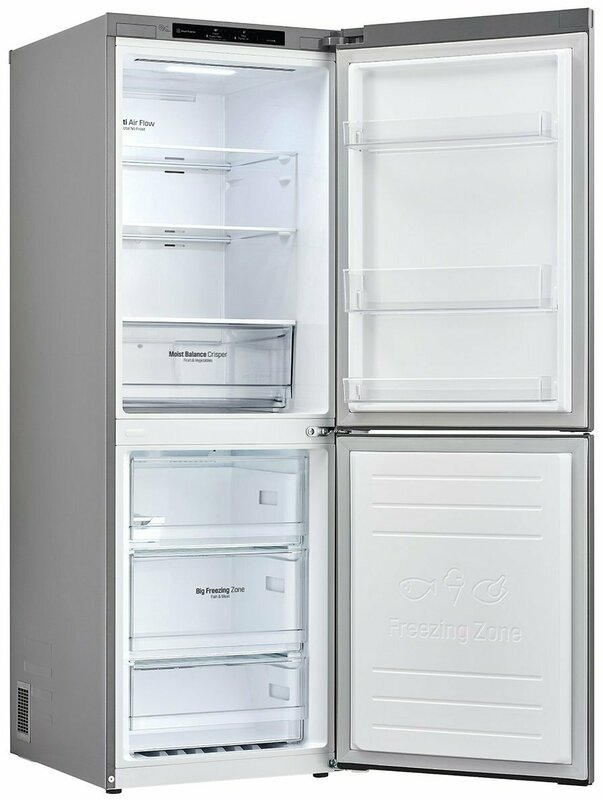 Двокамерний холодильник LG GC-B399SMCM фото