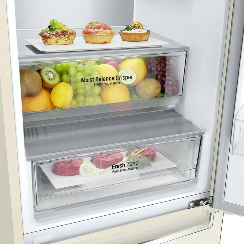 Двокамерний холодильник LG GA-B459SEQM фото