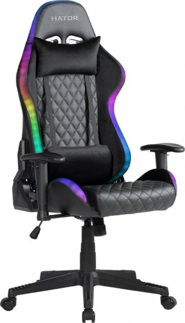 Ігрове крісло HATOR Darkside RGB (Black) HTC-918 фото
