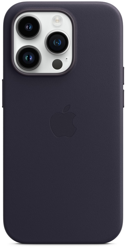Чохол Apple Leather Case with MagSafe (Ink) MPPJ3ZE/A для iPhone 14 Pro - фото - №2