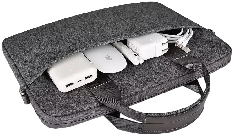 Сумка WIWU Minimalist Pro Laptop bag Pro 15.6", 2nd Generation (Grey) - фото - №4