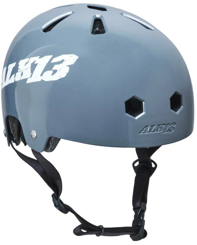 Шолом Alk13 Krypton Glossy Helmet (Grey-White) L-XL фото