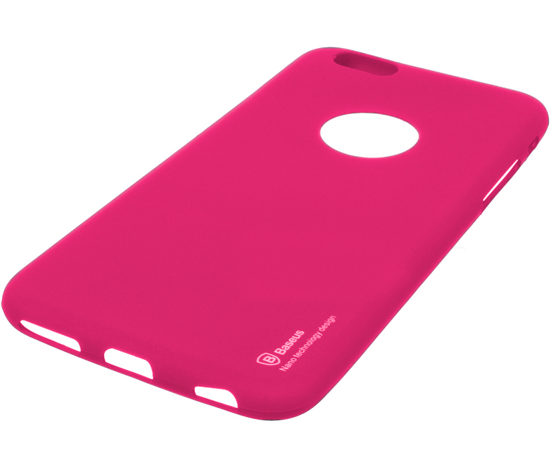 Чохол-накладка Baseus Soft Touch Pink для iPhone 5 / 5S / SE - фото - №1